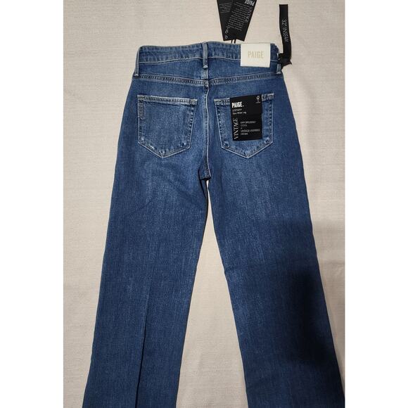 Paige Granada destructed straight leg jeans W23 L39'' women's - Picture 4 of 6